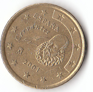  50 Cent Spanien 2001 (A610)b.   