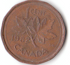  1 cent Canada 1982 (A416)   