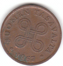  Finnland 5 Pennia 1967 (A133)   