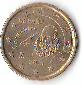  20 Cent Spanien 2001 (A550)b.   