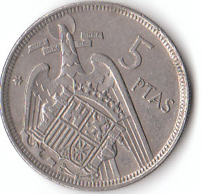  5 Pesetas 1957 (A617)   