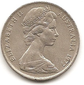  Australien 10 Cents 1977 #298   