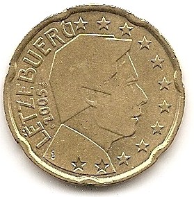  Luxemburg 20 Cent 2005 #301   