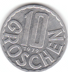  10 Groschen Östereich 1979 ( D031)b.   