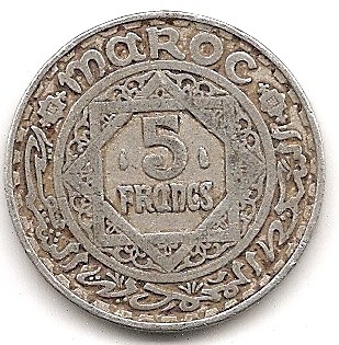 Marokko 5 Francs 1970 #310   