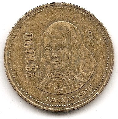  Mexiko 1000 Pesos 1988 #311   