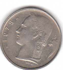  1 Francs Belgique 1975 (A 188 )   