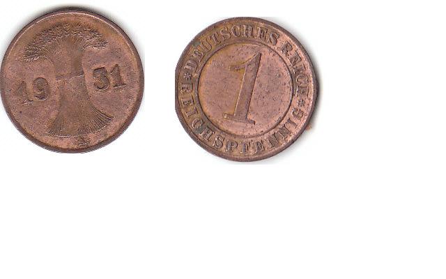  1 Pfennig 1931 (A317)   