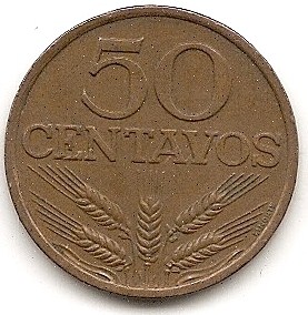  Portugal 50 centavos 1978 #338   