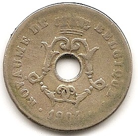  Belgien 10 Centimes 1904  #341   