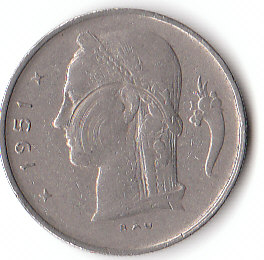  1 Franc Belgie 1951  ( A075 )   