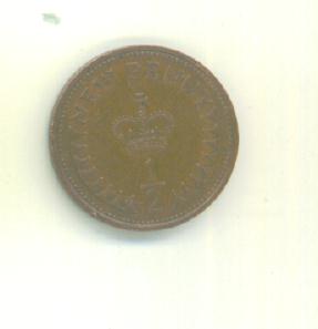  1/2 Newpenny Großbritannien 1971   