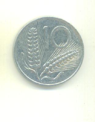  10 Lire Italien 1974   