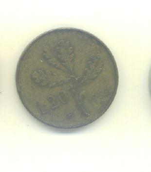 20 Lire Italien 1958