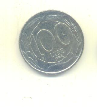  100 Lire Italien 1994   