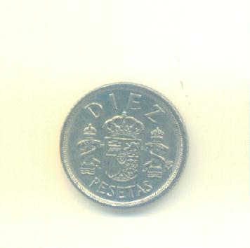 10 Peseta Spanien 1983