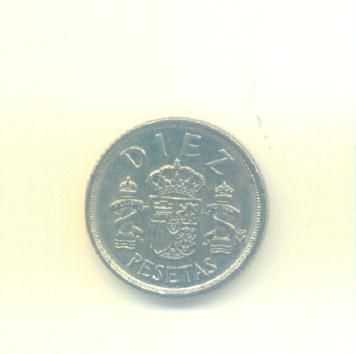  10 Peseta Spanien 1983   