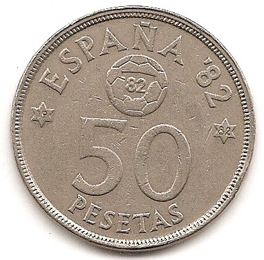  Spanien 50 Pesetas 1980 /82 #330   