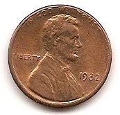  USA 1 Cent 1982 #62   