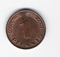 Deutschland  1 Pfennig 1950 D 