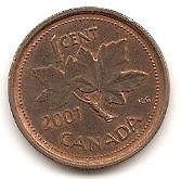  Kanada 1 Cent 2001 #362   
