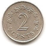  Malta 2 Cent 1977 #362   