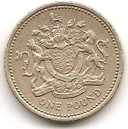  Großbritannien 1 Pound 1983 #387   