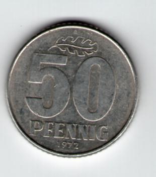  50 Pfennig DDR 1972 A (g1152)   