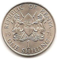  Kenia 1 Schilling 1971 #397   