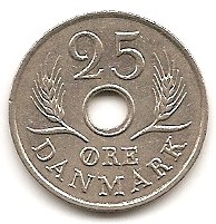  Dänemark 25 Ore 1972 #397   