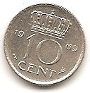  Niederlande 10 Cent 1969 #405   