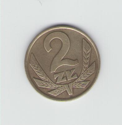  2 Zloty Polen 1977   