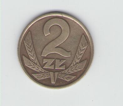  2 Zloty Polen 1977   