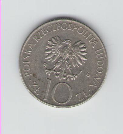  10 Zloty Polen 1976   