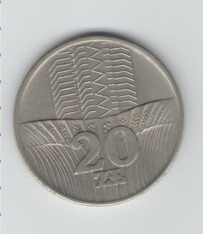  20 Zloty Polen 1973   