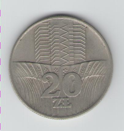  20 Zloty Polen 1974   