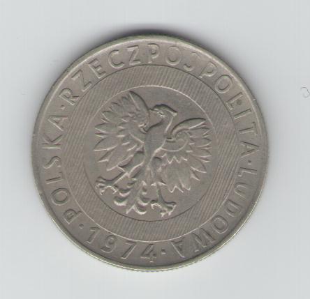  20 Zloty Polen 1974   