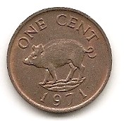  Bermuda 1 Cent 1971 #415   
