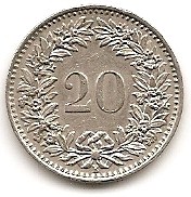  Schweiz 20 Rappen 1962 #416   