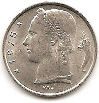  Belgien 5 Francs 1975 #421   