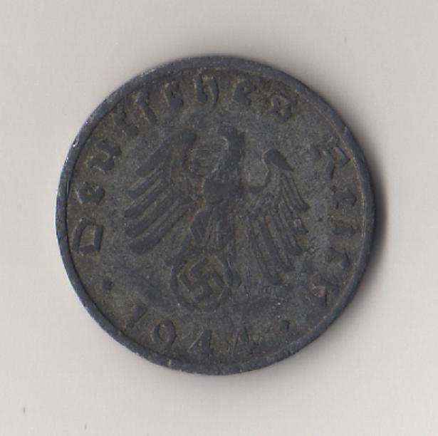  Drittes Reich 10 Reichspfennig 1944 -B- Zink Jaeger 371.   