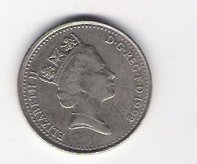  Großbritannien 10 Pence 1992K-N  Schön Nr.454 (D8/27)   