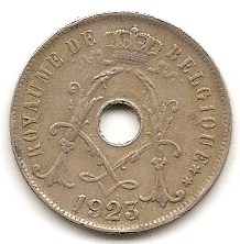  Belgien 25 Centimes 1923 #434   