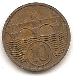  Tschechoslowakei 10 Heller 1934 #444   