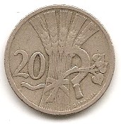  Tschechoslowakei 20 Heller 1921 #444   