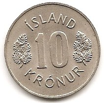  Island 10 Kronen 1978 #452   