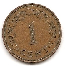  Malta 1 Cent 1972 #452   