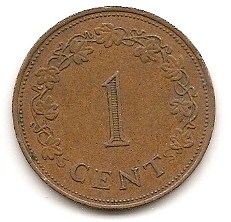  Malta 1 Cent 1975 #452   