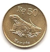  Indonesien 50 Rupiah 1994 #458   