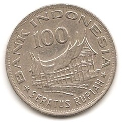  Indonesien 100 Rupiah 1978 #458   